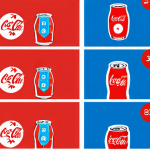 **Color Psychology:** "Vibrant website design showcasing the emotional impact of colors. Depict red evoking excitement and blue representing peace, demonstrating how strategic color choices enhance branding, like Coca-Cola's youthful red. Illustrate cultural color differences, contrasting white's purity in the West with its association to mourning in some Eastern cultures."
