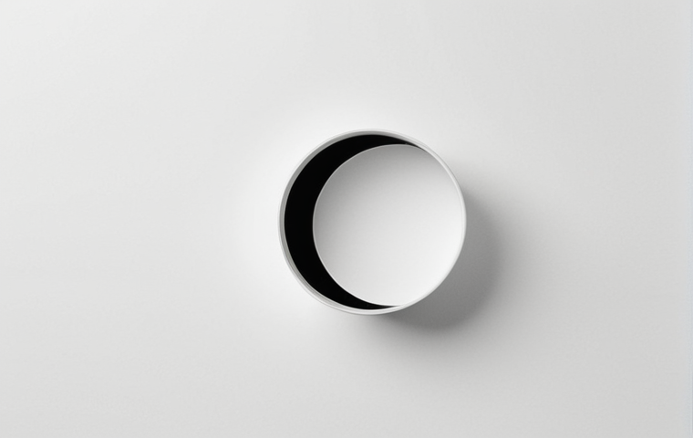 A minimalist and modern design composition where a single, impactful visual element (e.g., a logo, an icon, or a simplified product outline) is centrally placed and surrounded by expansive, serene negative space. The abundant blank space amplifies focus, creates clarity, and conveys a sense of professional elegance and sophistication. The background should be a subtle, harmonious tone, not necessarily white, allowing the negative space to breathe.