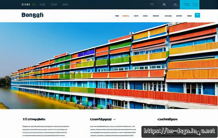 웹 디자인을 위한 그리드 시스템 가이드 - A modern, clean web design layout showcasing a 12-column responsive grid system on a laptop screen, ...