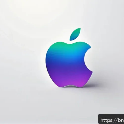 로고 리디자인 성공 사례 분석 - A sleek and modern brand logo concept inspired by Apple&rsquo;s redesign: a minimalist, glossy white apple...